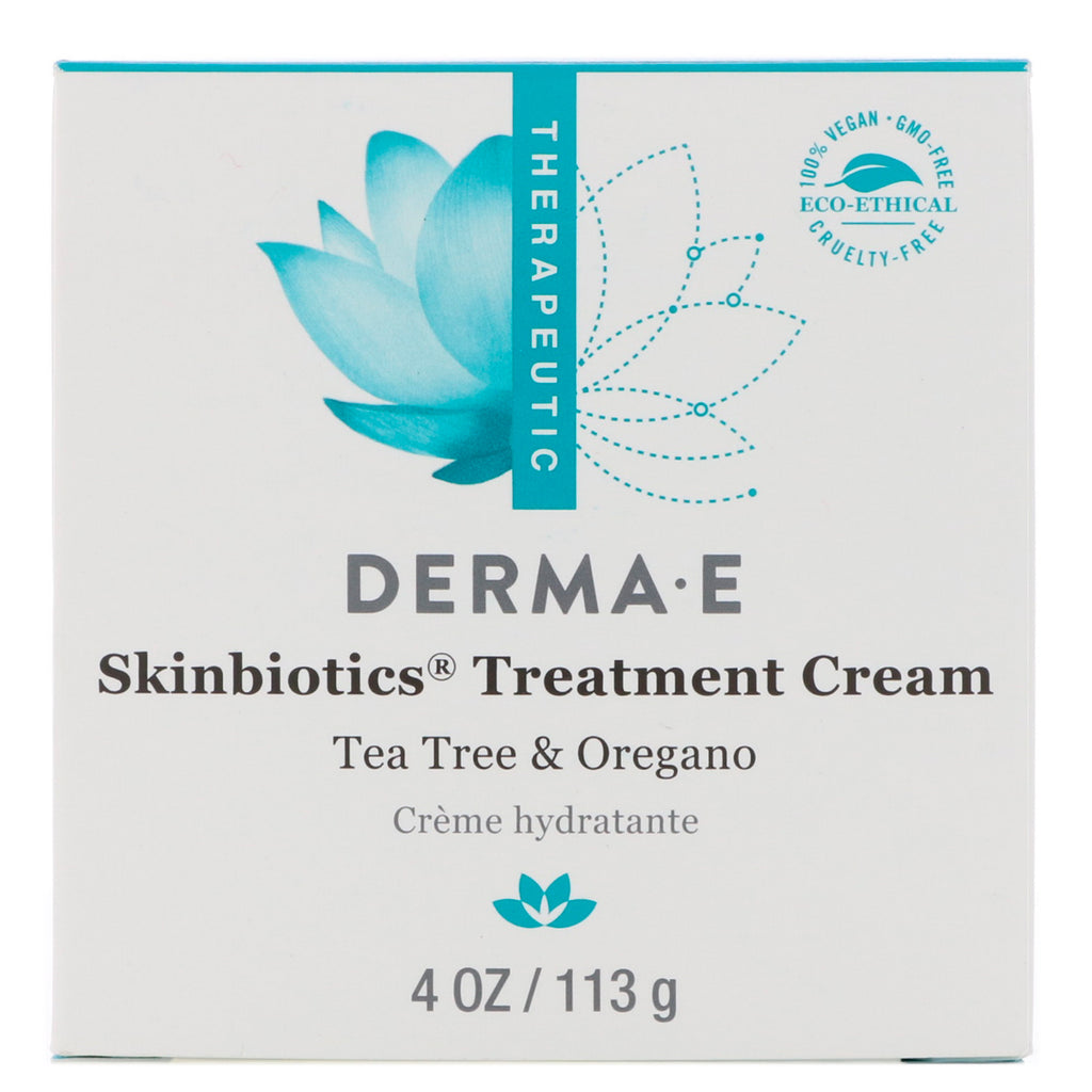 Derma E, Skinbiotics Rescue Cream, 4 oz (113 g)