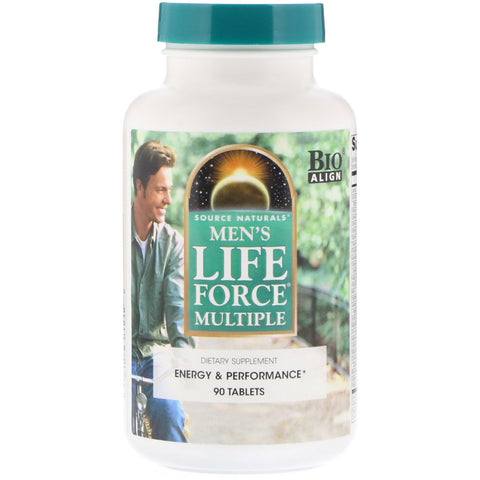 Source Naturals, Men's Life Force Multiple, 90 Tablets