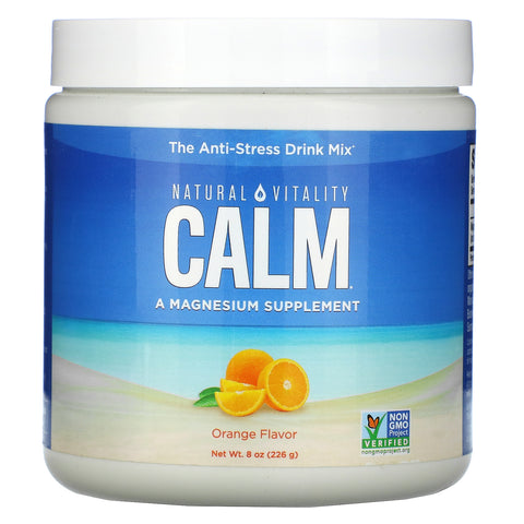 Natural Vitality, CALM, The Anti-Stress Drink Mix, Orange, 8 oz (226 g)