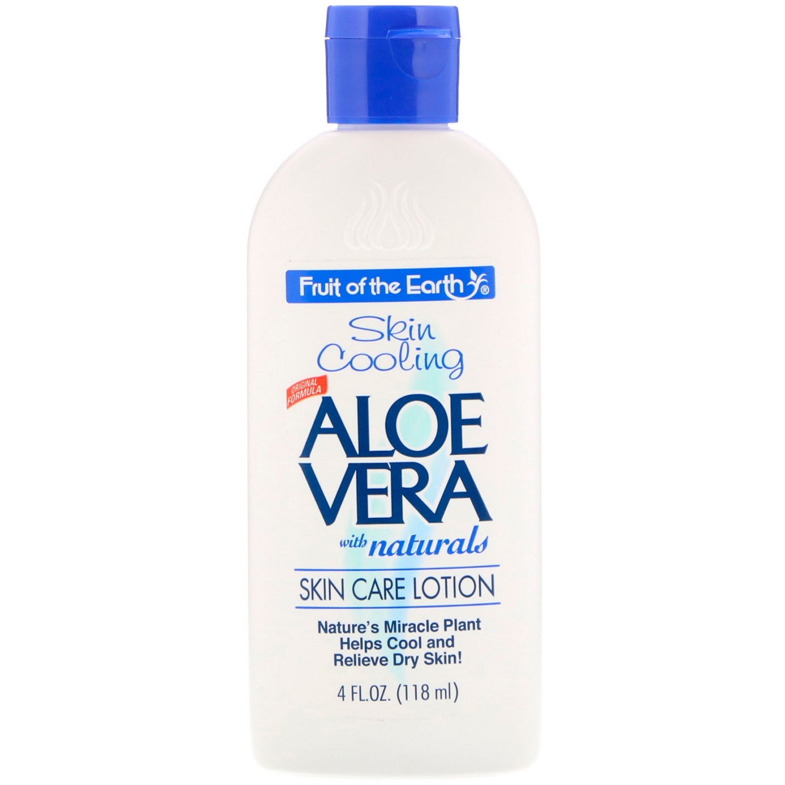 Fruit of the Earth, Aloe Vera with Naturals, Skin Care Lotion, 4 fl oz (118 ml)