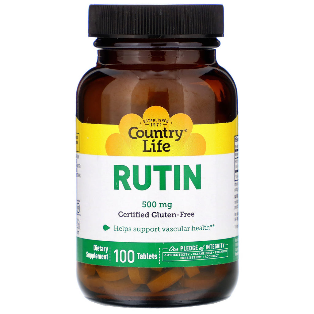 Country Life, Rutin, 500 mg, 100 Tablets