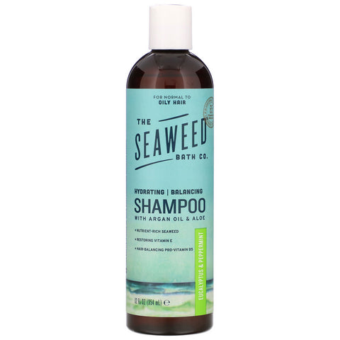 The Seaweed Bath Co., Hydrating Balancing Shampoo, Eucalyptus & Peppermint, 12 fl oz (354 ml)