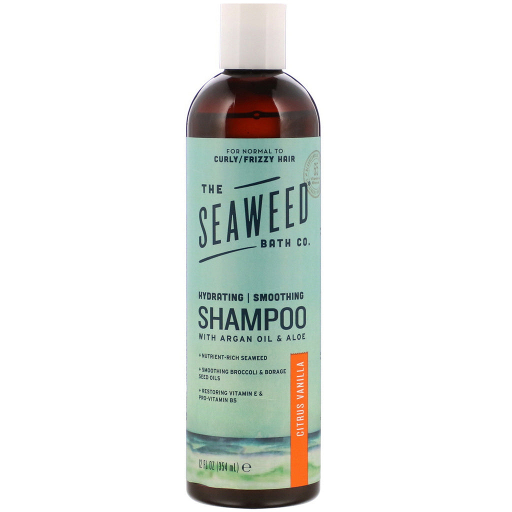 The Seaweed Bath Co., Hydrating Smoothing Shampoo, Citrus Vanilla, 12 fl oz (354 ml)