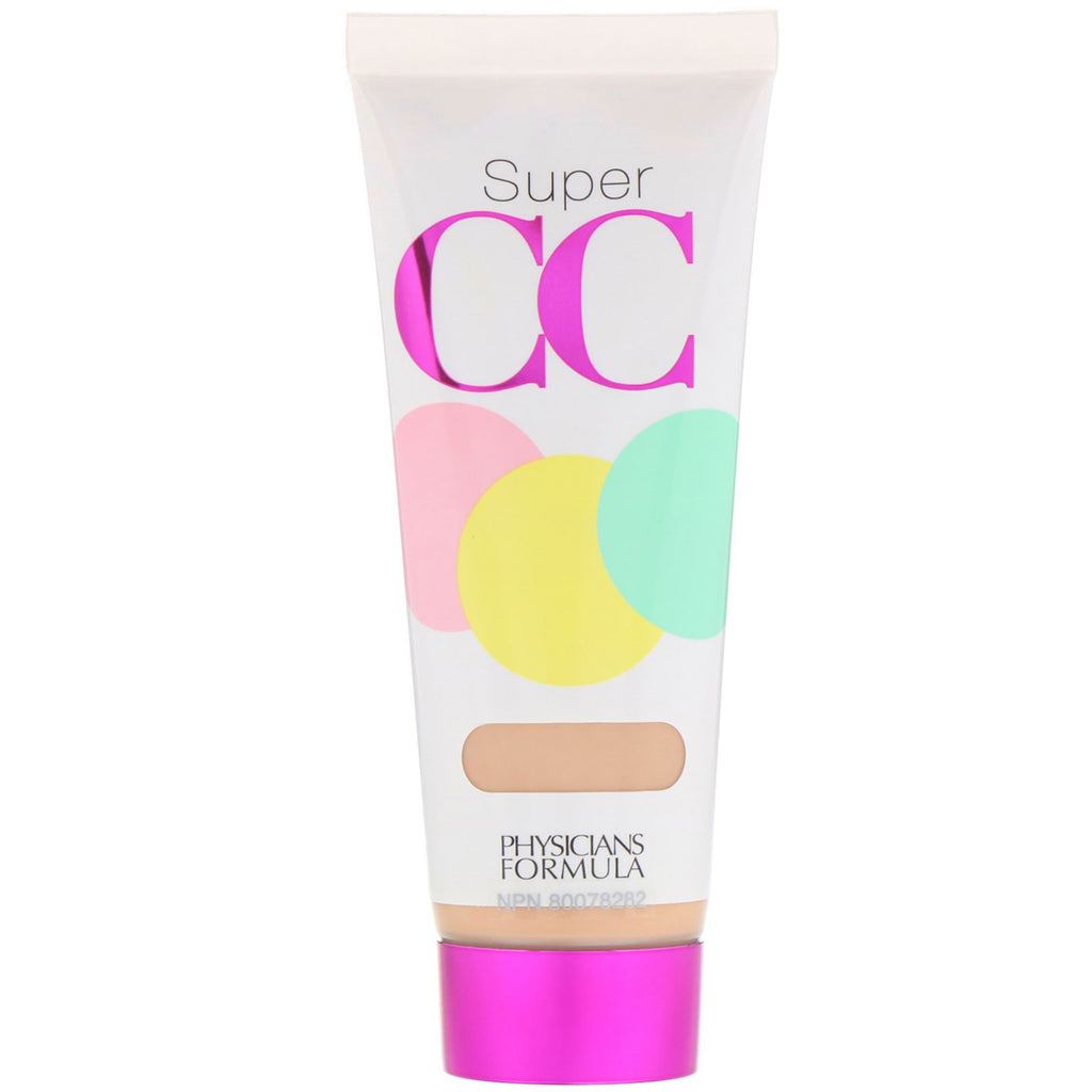 Physicians Formula, Super CC, Color-Correction + Care Cream, SPF 30, Light, 1.2 fl oz (35 ml)