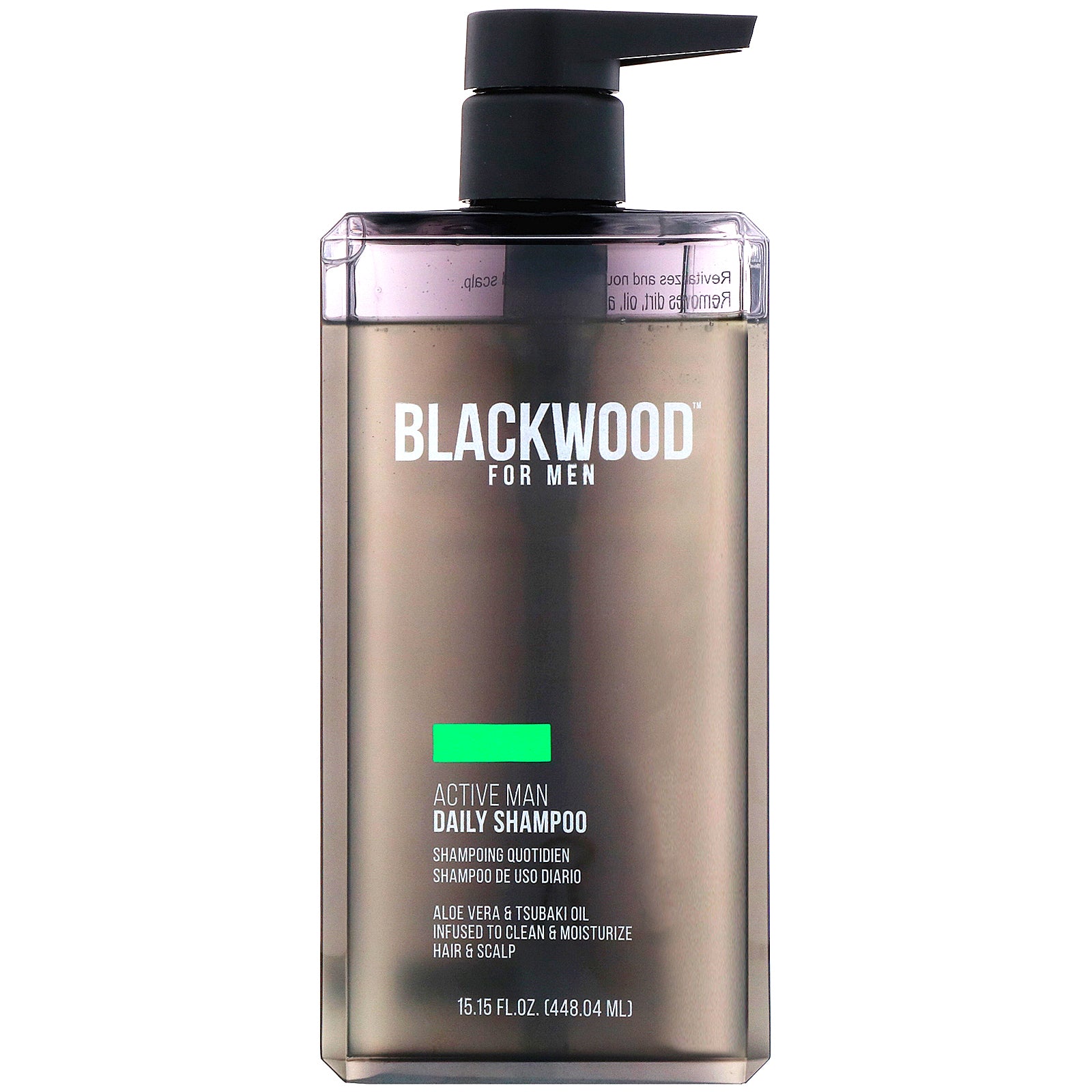 Blackwood For Men, Active Man Daily Shampoo, For Men, 15.15 fl oz (448.04 ml)