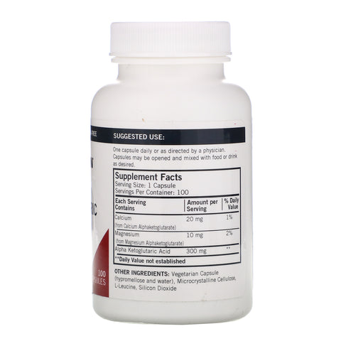 Kirkman Labs, Alpha Ketoglutaric Acid, 300 mg, 100 Capsules