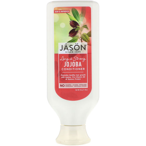 Jason Natural, Long & Strong Jojoba Conditioner, 16 fl oz (454 g)