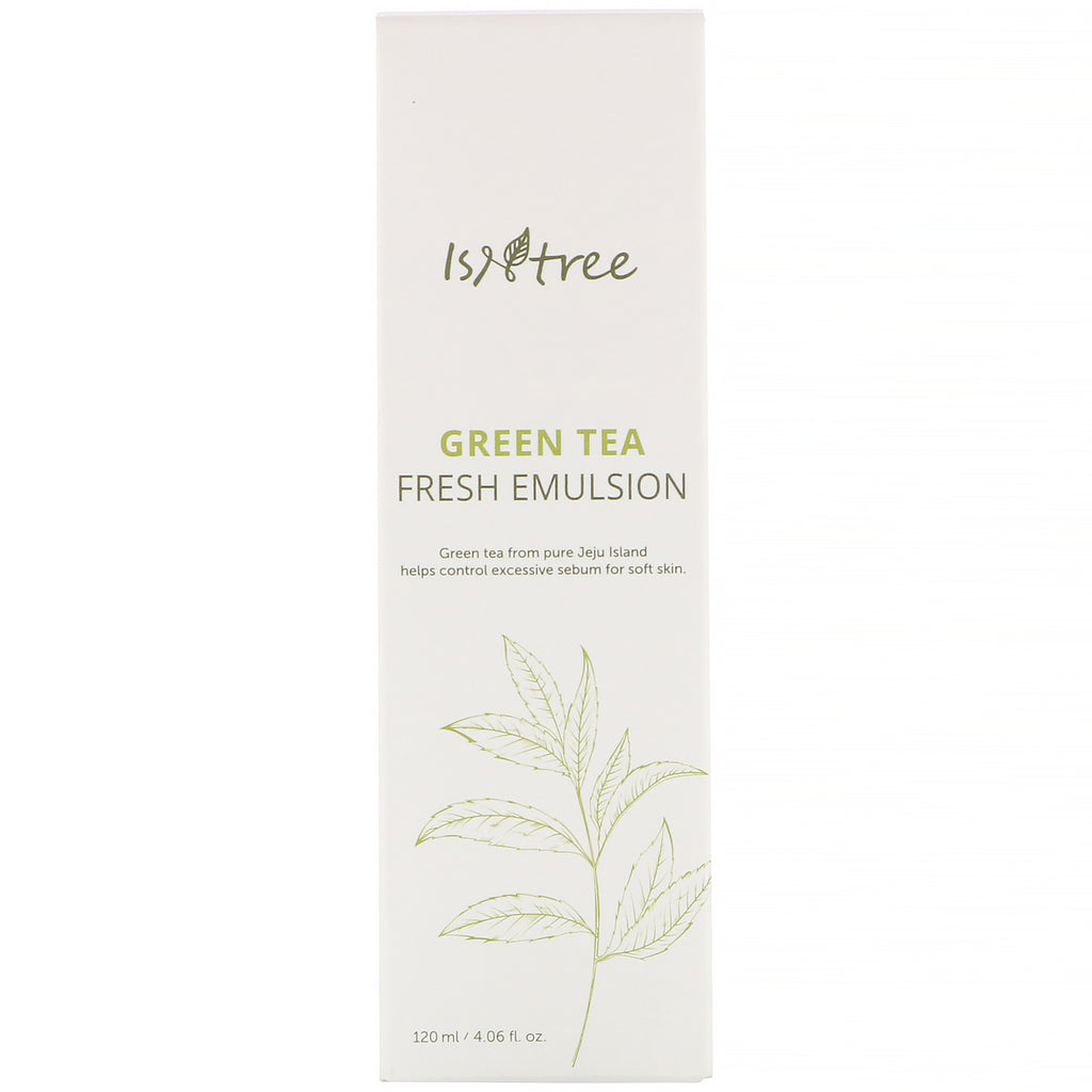 Isntree, Green Tea Fresh Emulsion, 4.06 fl oz (120 ml)