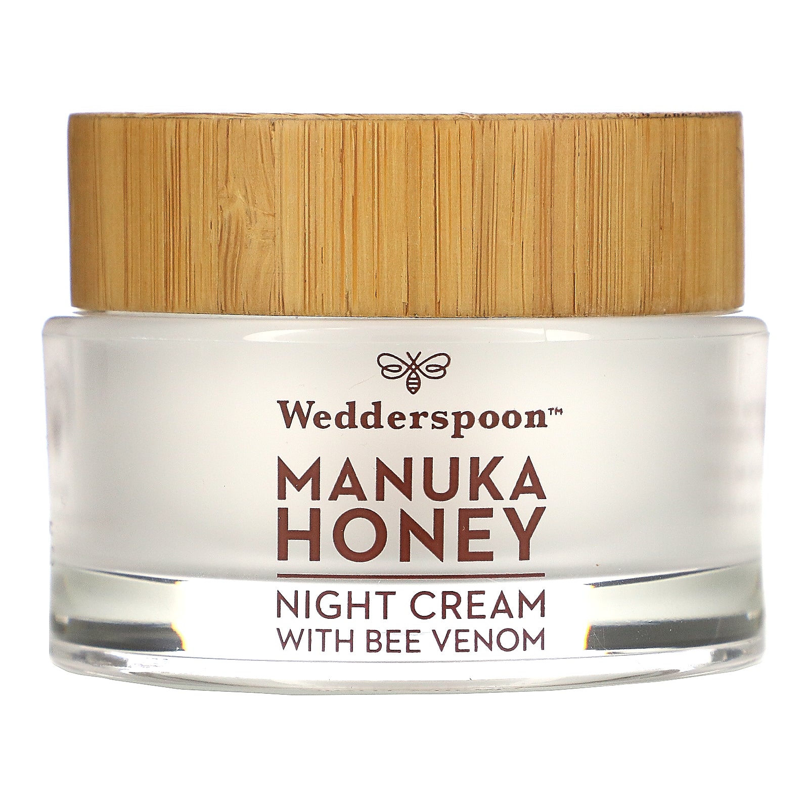 Wedderspoon, Manuka Honey Revitalizing Night Cream with Bee Venom, 1.7 fl oz (50 ml)