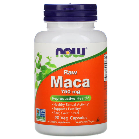 Now Foods, Maca, Raw, 750 mg, 90 Veg Capsules