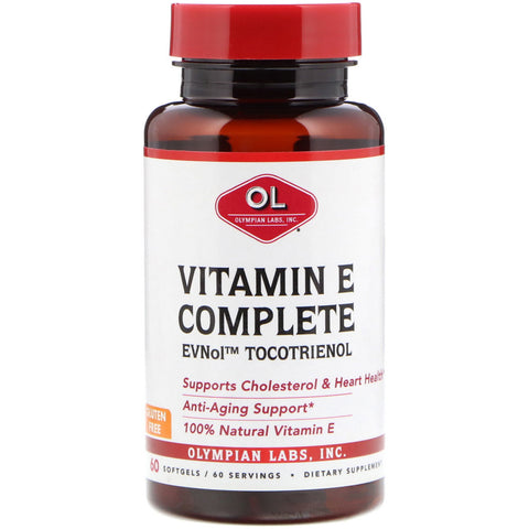 Olympian Labs, Vitamin E Complete, 60 Softgels