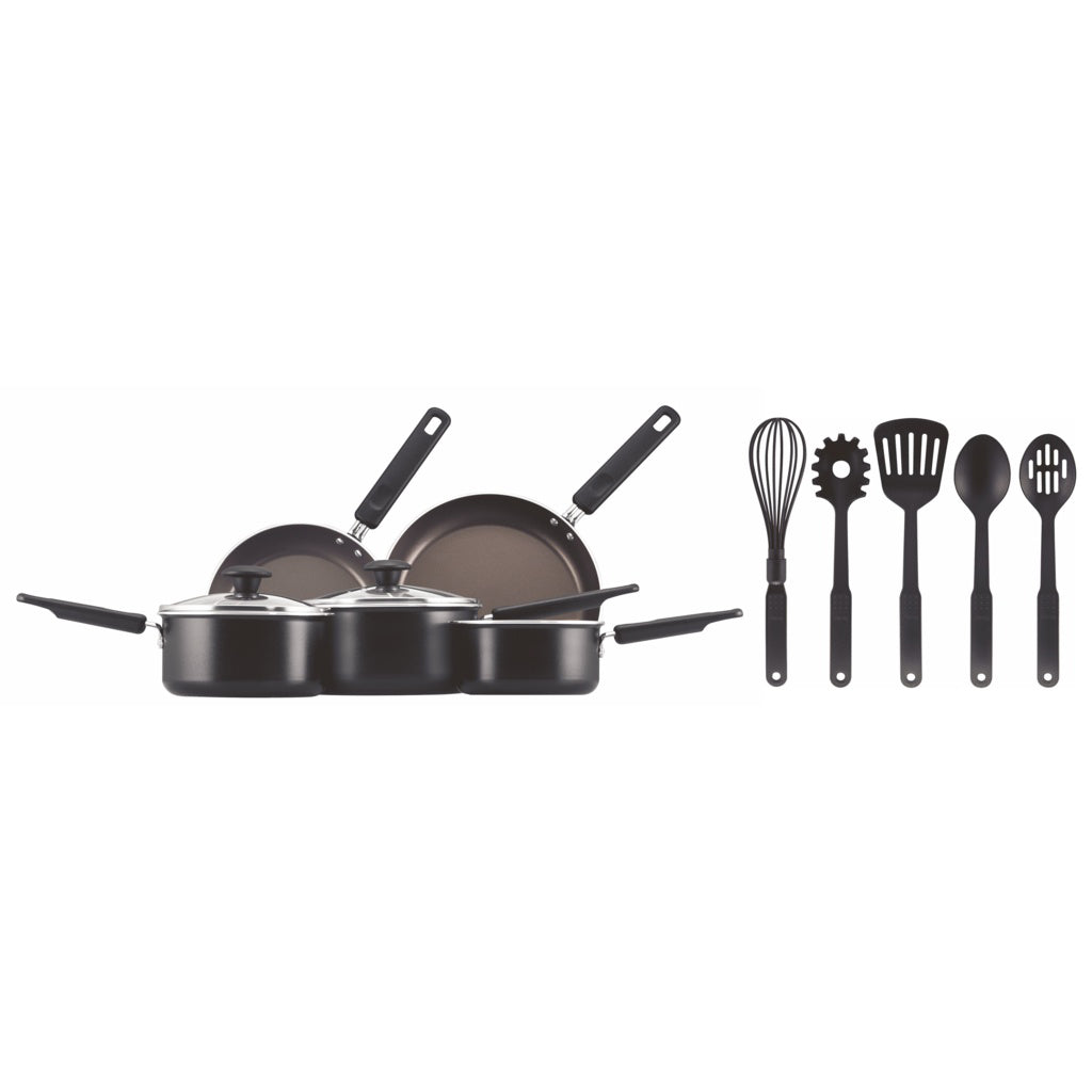 Prestige 10pc Cookware Set | Aluminium |with Spoons