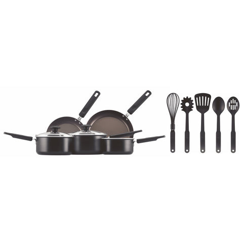 Prestige 10pc Cookware Set | Aluminium |with Spoons