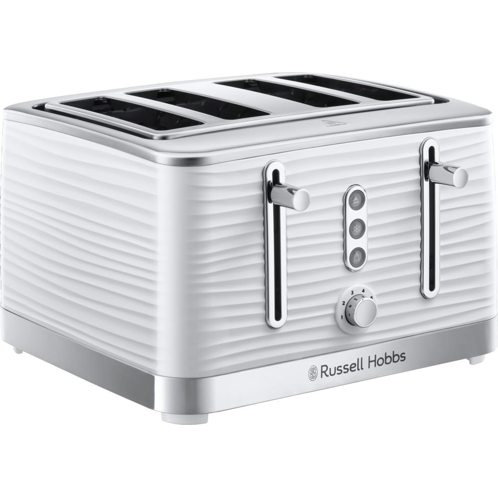 Russell Hobbs Toaster | 4 Slice | Inspire | White