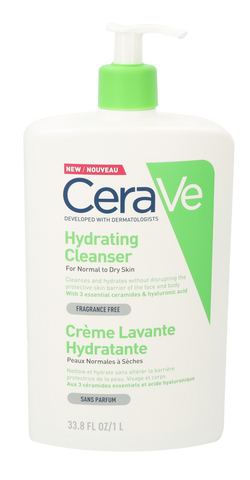 CeraVe Hydrating Cleanser 1000 ml