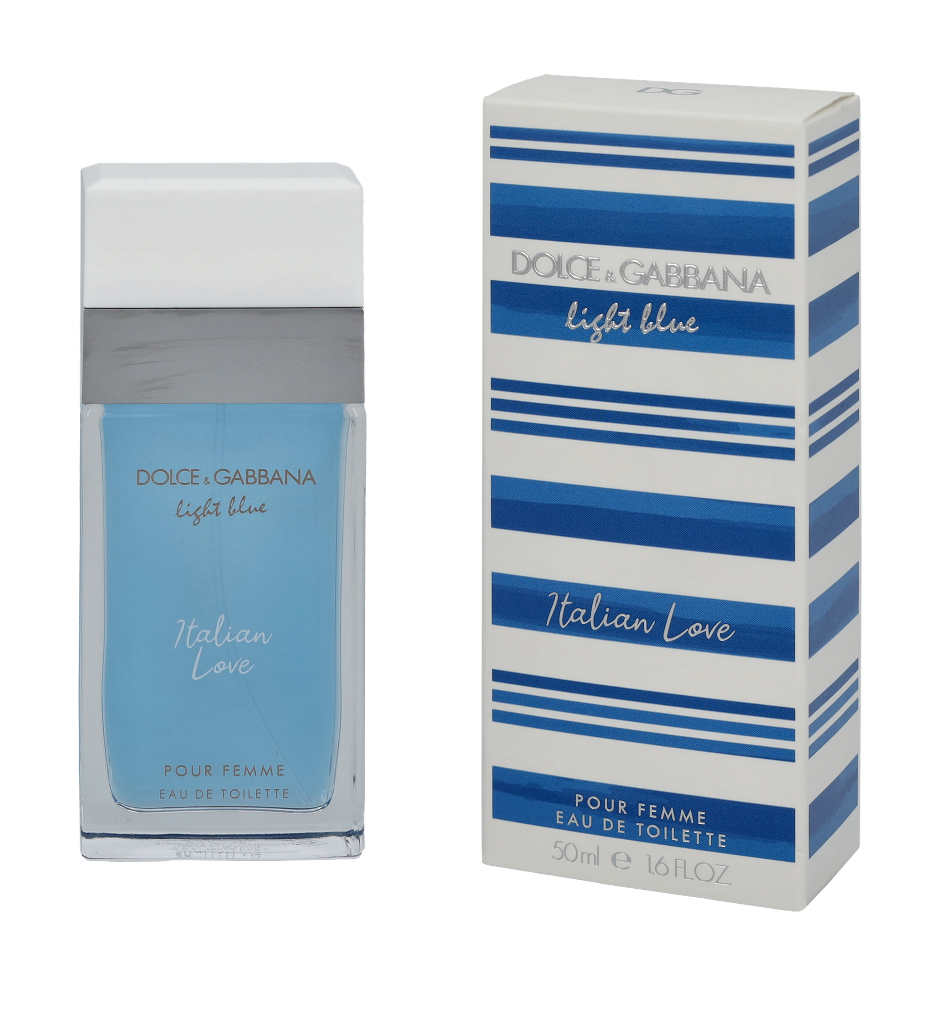 D&amp;G Lyseblå italiensk Love Pour Femme Edt Spray 50 ml