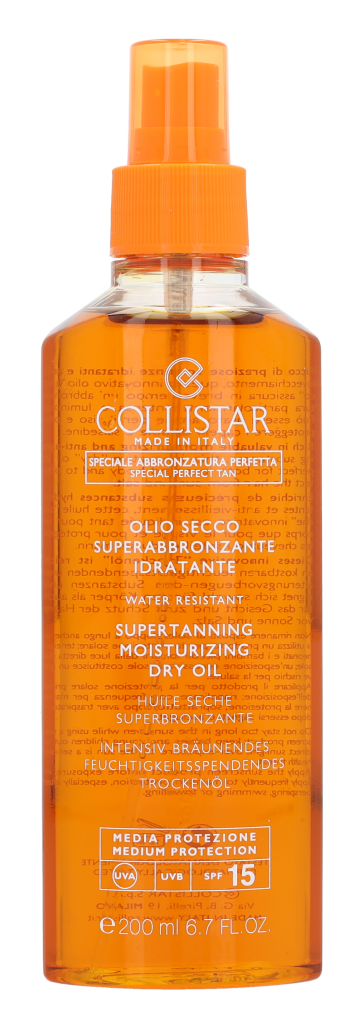 Collistar Supertanning Dry Oil SPF15 200 ml