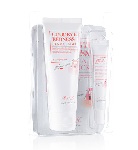 GOODBYE REDNESS CENTELLA SPECIAL SET Mask sheets x3, GEL 100g, Spot Cream 15g