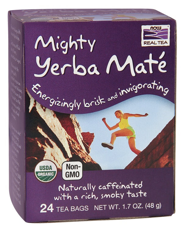 NOW Foods, Yerba Mate Tea, Organic - 24 Tea Bags