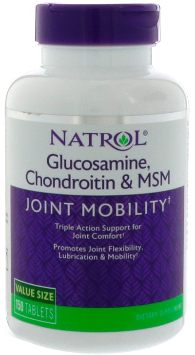 Natrol, Glucosamine Chondroitin MSM - 150 tabs