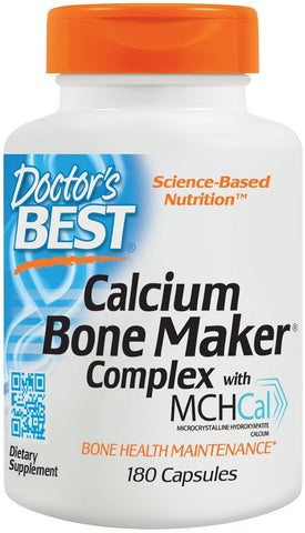 Doctor's Best, Calcium Bone Maker Complex with MCHCal - 180 caps