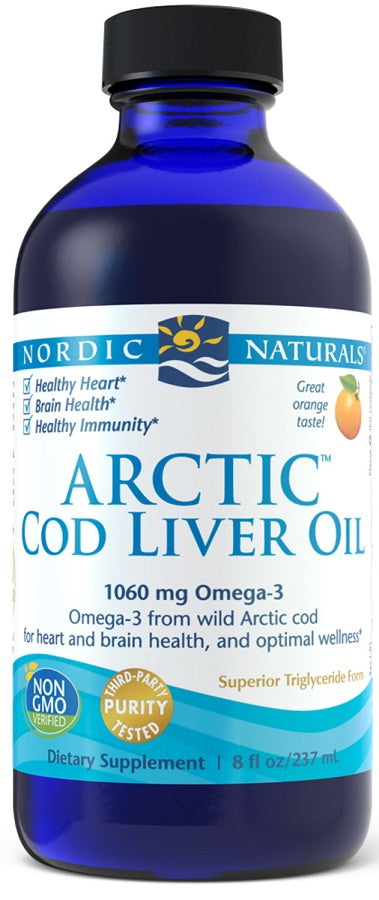 Nordic Naturals, Arctic Cod Liver Oil, 1060mg Orange - 237 ml.