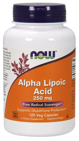 NOW Foods, Alpha Lipoic Acid, 250mg - 120 vcaps