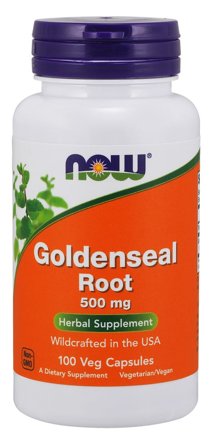 NOW Foods, Goldenseal Root, 500mg - 100 vcaps