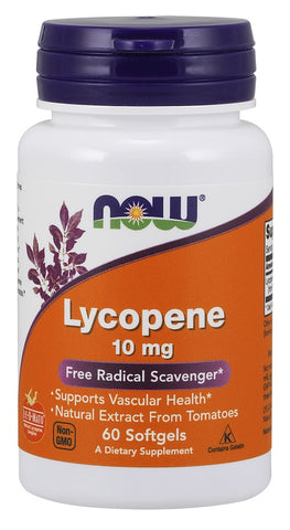 NOW Foods, Lycopene, 10mg - 60 softgels