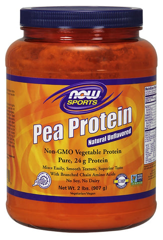 NOW Foods, Pea Protein, Unflavored - 907g