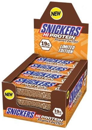 Mars, Snickers Hi Protein Bars, Peanut Butter Limited Edition - 12 bars