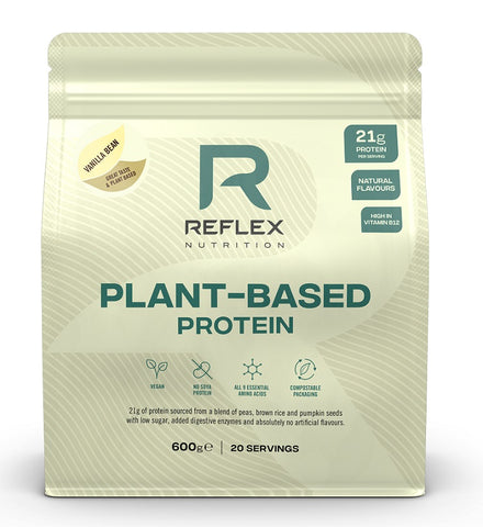 Reflex Nutrition, Plant Based Protein, Vanilla Bean - 600g