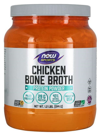 NOW Foods, Bone Broth, Chicken Powder - 544g