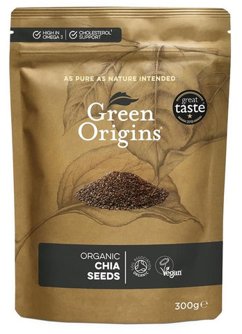 Green Origins, Organic Chia Seeds - 300g