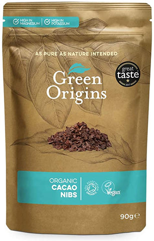 Green Origins, Organic Cacao Nibs - 90g