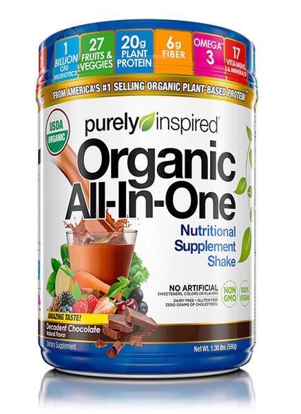 Purely Inspired, Organic All-In-One Meal, Decadent Chocolate - 590g