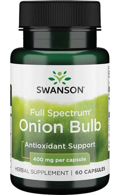 Swanson, Full Spectrum Onion Bulb, 400mg - 60 caps