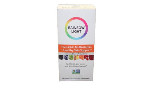 Rainbow Light, Teen Girl's Multivitamin + Healthy Skin Support - 180 tablets