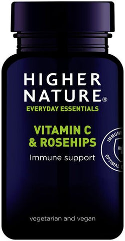 Higher Nature, Vitamin C & Rosehips - 90 tabs